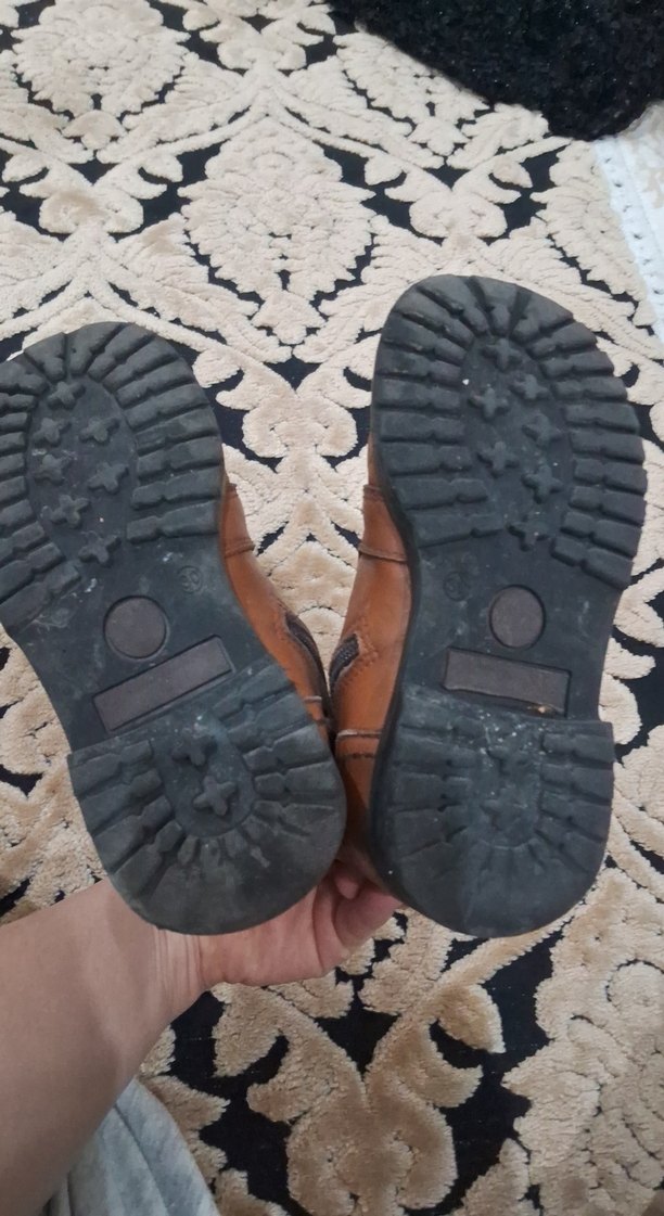 Kahverengi Deri Erkek Çocuk Botu - Görsel 3