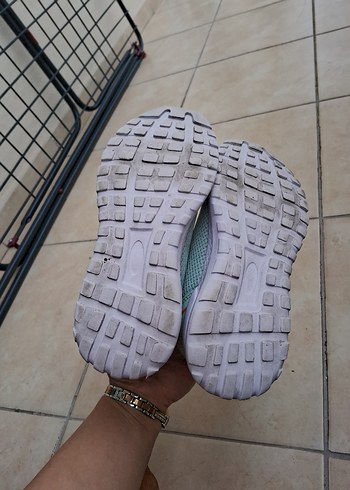 32 Beden yeşil Renk Kız Çocuk Spor Ayakkabı Velcro
