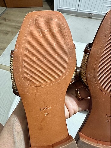 Beden kahverengi Renk Mango terlik ve çanta