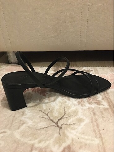 37 Beden siyah Renk Kısa topuklu ayakkabı