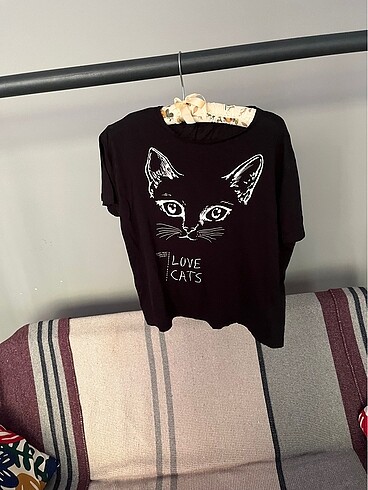Miav tişört :) kedi tişört