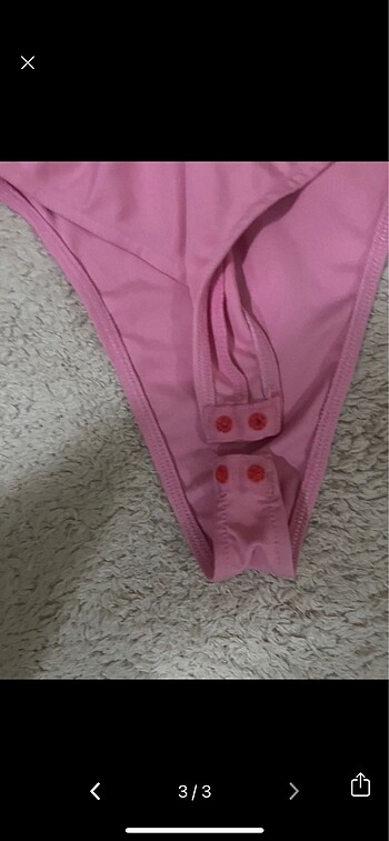 xs Beden Pembe badysuit