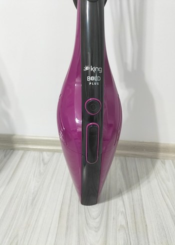 King Koyu Mor Dikey Elektrikli Süpürge
