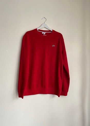 Lacoste Kırmızı Erkek Bisiklet Yaka triko