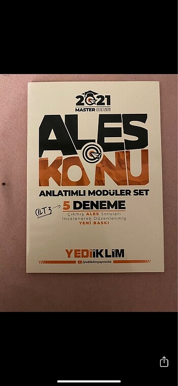  Beden Renk ALES konu anlatımlı modüller set