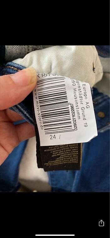 xs Beden Mavi skinny jean