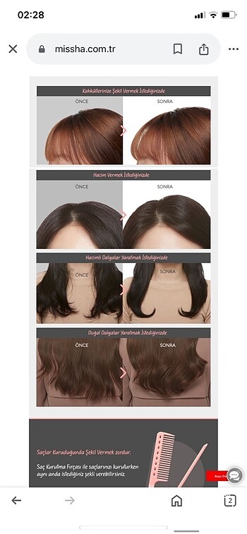 MISSHA A'PIEU Easy Hair Dry Brush - Görsel 7