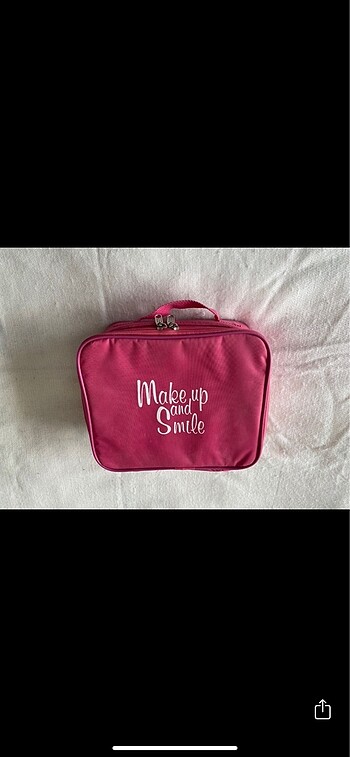 Pembe Makyaj çantası