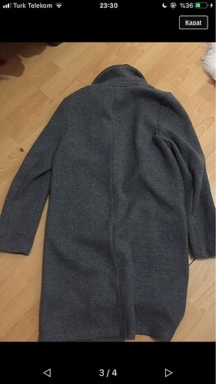 xs Beden gri Renk Zara kaban