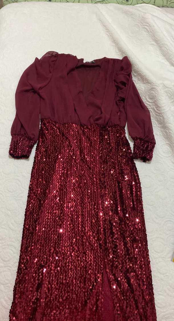 Pul payet elbise - Görsel 2