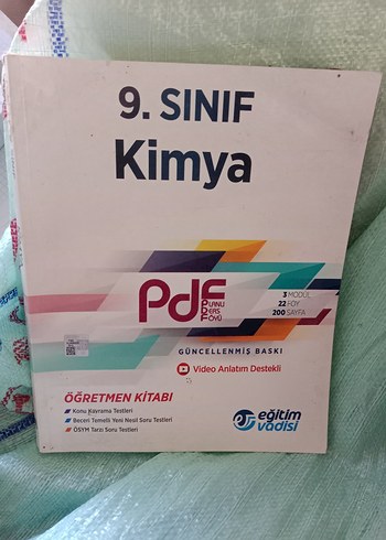 9. Sınıf Kimya Öğretmen Kitabı Güncellenmiş