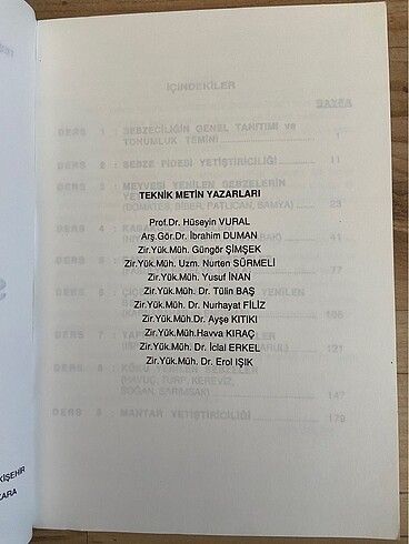  YAYÇEP 2 adet Sebzecilik kitabı