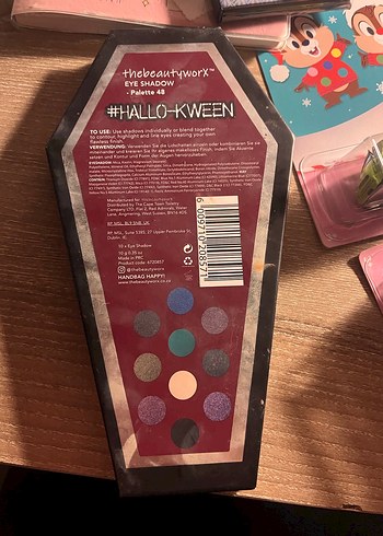 Gotik Çok Renkli Koyu Göz Farı Paleti - Görsel 3