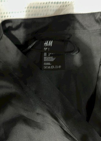 H&M Siyah Midi Kadın Kimono
