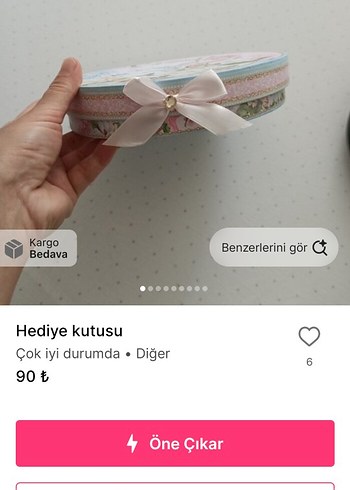 Pembe Hediye Kutusu