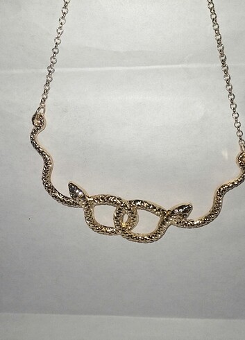 Golden snake necklace 