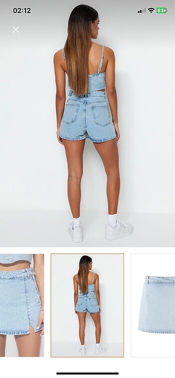 Trendyol & Milla Denim şort etek