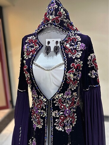s Beden Mor harika kaftan