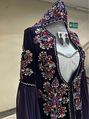 s Beden mor Renk Mor harika kaftan