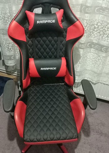 Rampage Siyah Kırmızı Oyuncu Koltuğu kolu