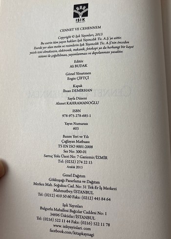 Cennet ve Cehennem & Allah İçin Vermek - Görsel 4