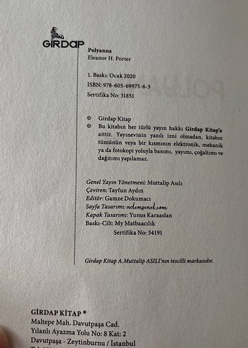 Pollyanna - Eleanor H. Porter - Görsel 2