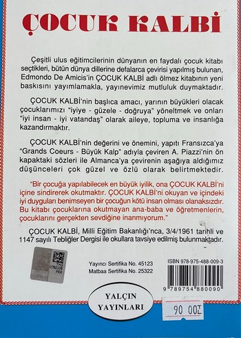 Çocuk Kalbi - 69. Basım Türkçe Kitap - Görsel 2