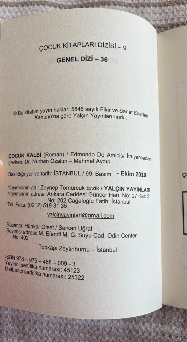 Çocuk Kalbi - 69. Basım Türkçe Kitap - Görsel 3