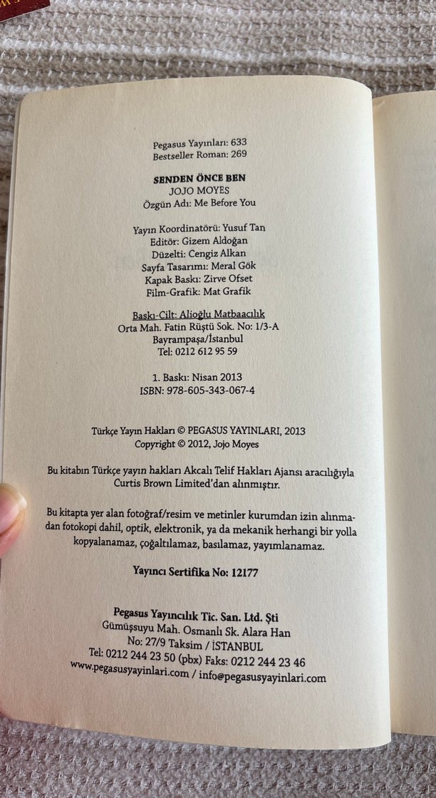Senden Önce Ben - Jojo Moyes - Görsel 4