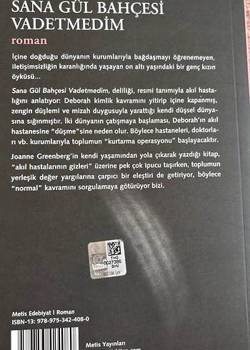 Sana Gül Bahçesi Vadetmedim - Joanne Greenberg