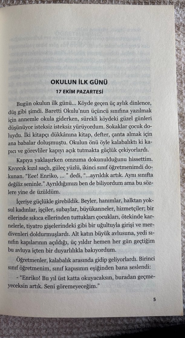 Çocuk Kalbi - Edmondo De Amicis - Görsel 4