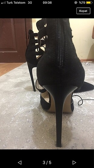 Koton Siyah stiletto