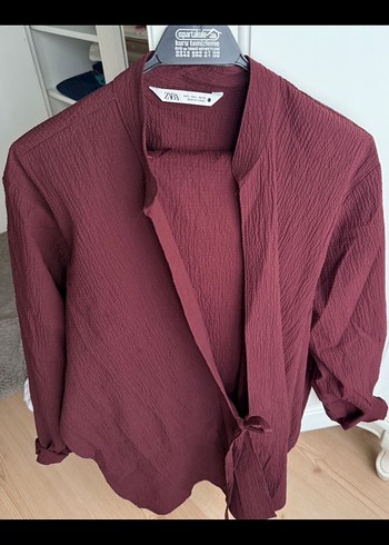 Zara Bordo kimono takım