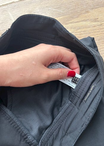s Beden siyah Renk Massimo dutti Siyah Keten Regular Fit Pantolon