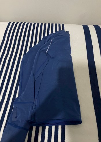 Erkek Spor Lacivert Uzun Kollu Tişört - Görsel 5