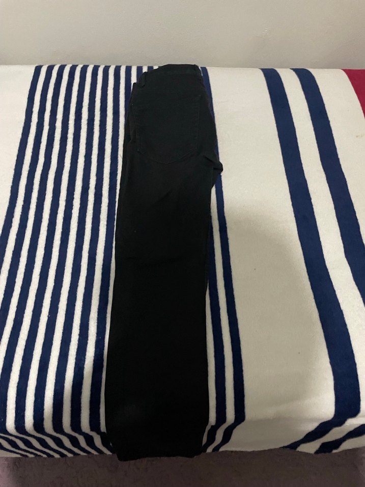 Siyah Dar Kesim Denim Erkek Pantolon - Görsel 2