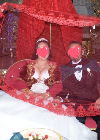 KADİFE KINA KAFTANI (DUVAK HEDİYE) - Görsel 4