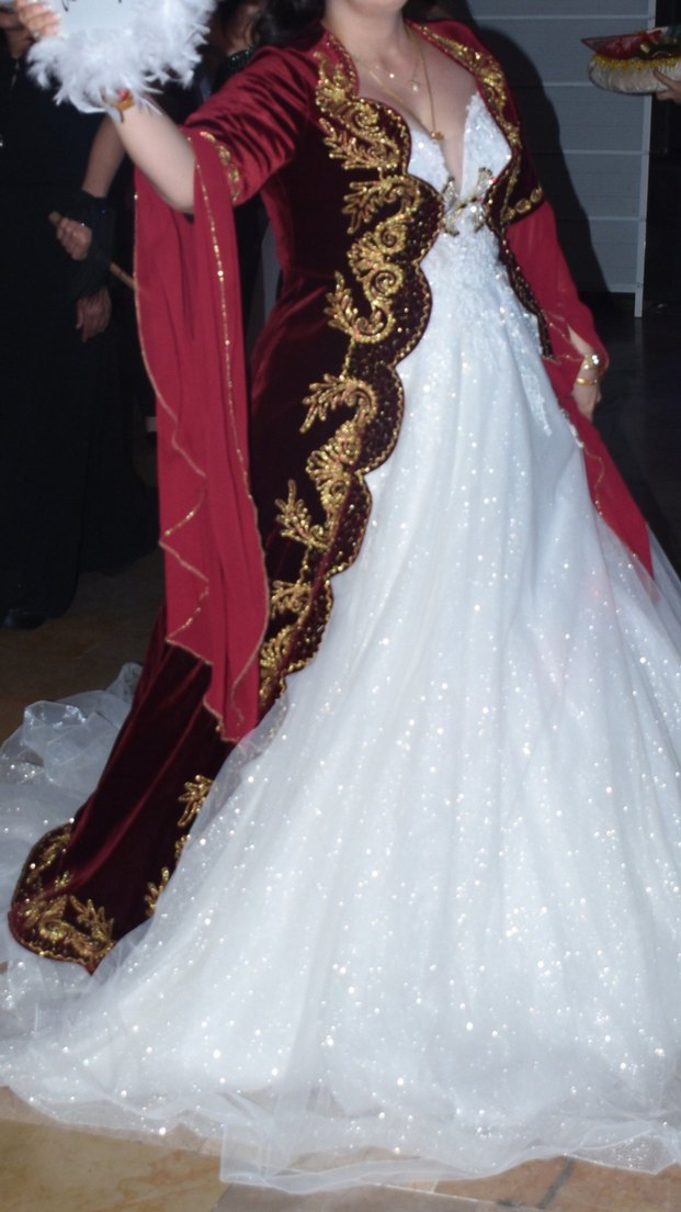 KADİFE KINA KAFTANI (DUVAK HEDİYE) - Görsel 2