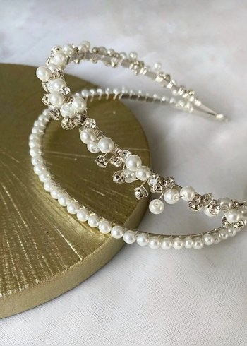 İnci ve Taş Detaylı Modern Klasik Taç - Görsel 2