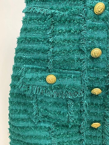 m Beden yeşil Renk Balmain Elbise