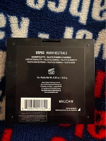 Beden Nyx ultimate shadow palette