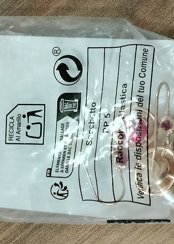 Pembe Mini Payetli Kadın Küpeler - Görsel 2