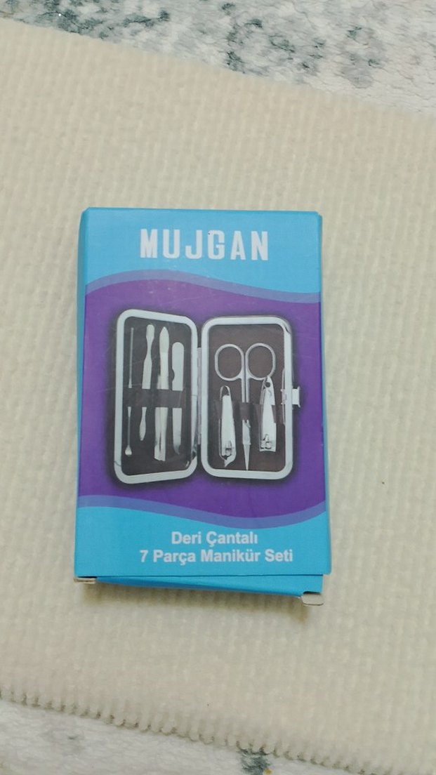 Mujgan Deri Kılıflı 7 Parça Manikür Seti - Görsel 2