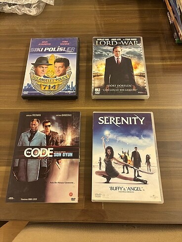 Orijinal DVD filmler. İSTEDİĞİNİZ ÜRÜNLER İÇİN LÜTFEN İLAN AÇTIR