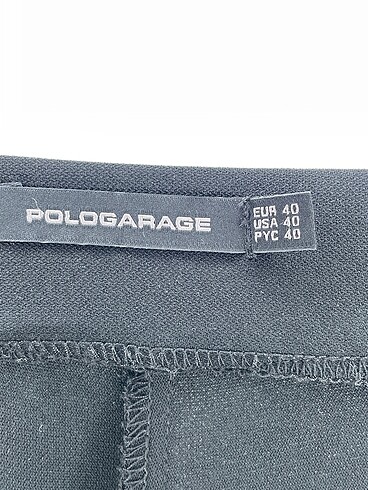 40 Beden siyah Renk Polo Garage Kumaş Pantolon %70 İndirimli.