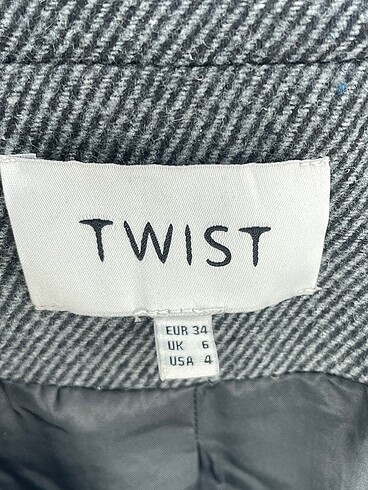 34 Beden çeşitli Renk Twist Kaban %70 İndirimli.