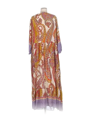l Beden Vintage Love Uzun Elbise %70 İndirimli.