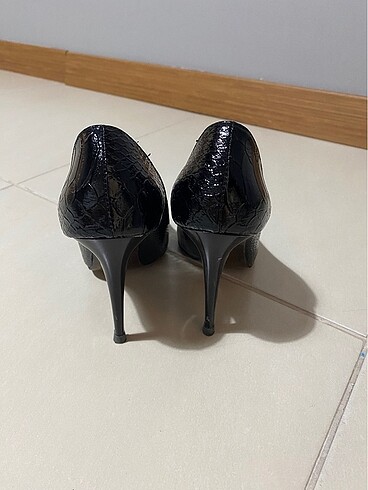 Diğer Siyah topuklu abiye günlük stiletto