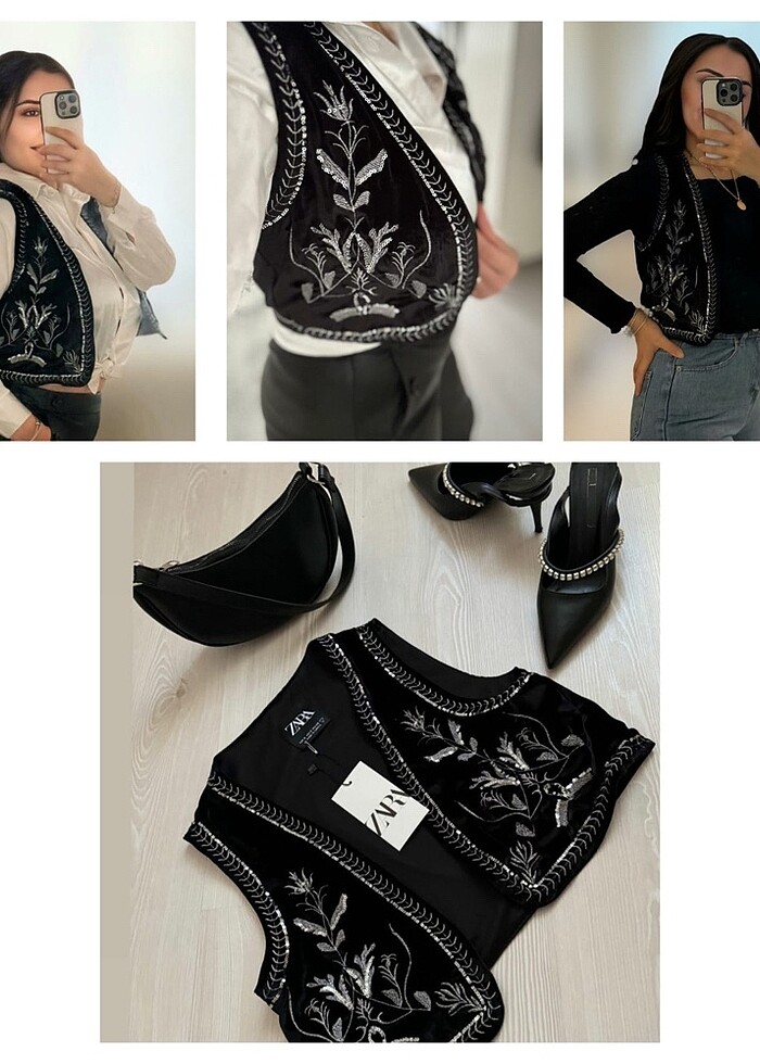 Pul işlemeleri yelek - Görsel 2