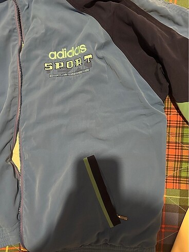 m Beden mavi Renk Adidas oversize vintage ceket